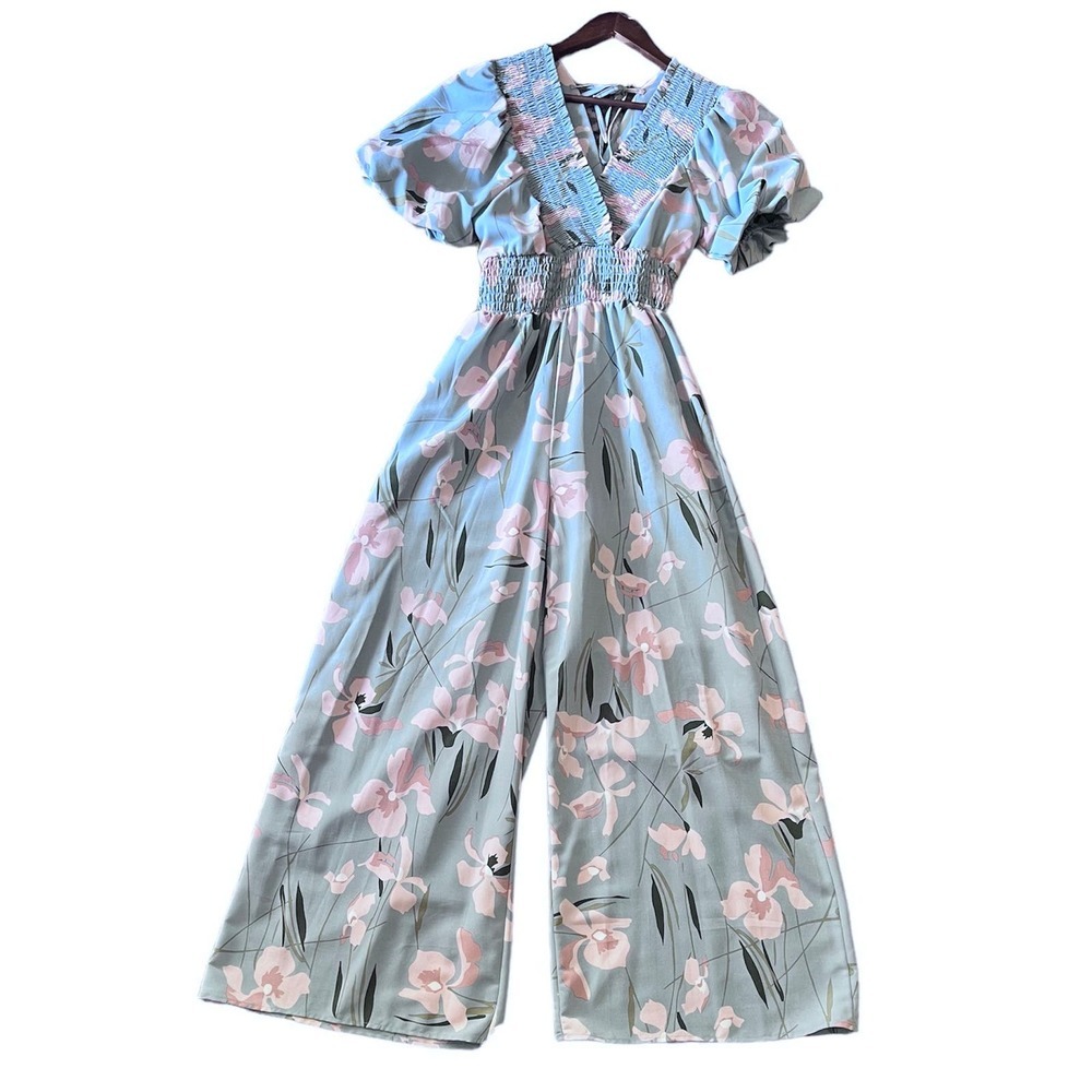 Love & Piece Dressy Floral Jumpsuit/Jumper